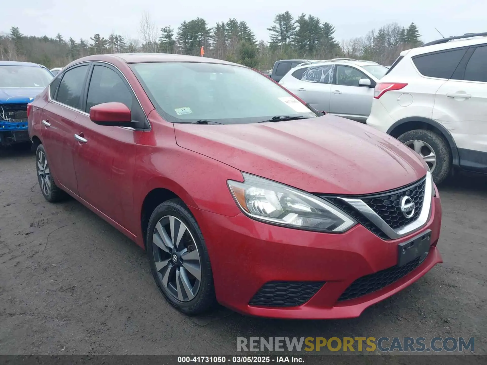 1 Photograph of a damaged car 3N1AB7AP6KY413913 NISSAN SENTRA 2019