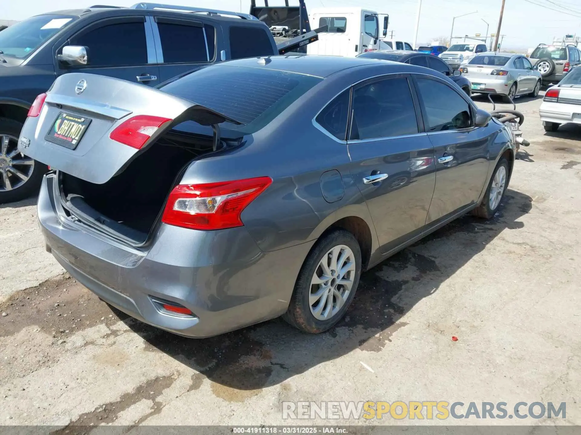 4 Photograph of a damaged car 3N1AB7AP6KY418030 NISSAN SENTRA 2019