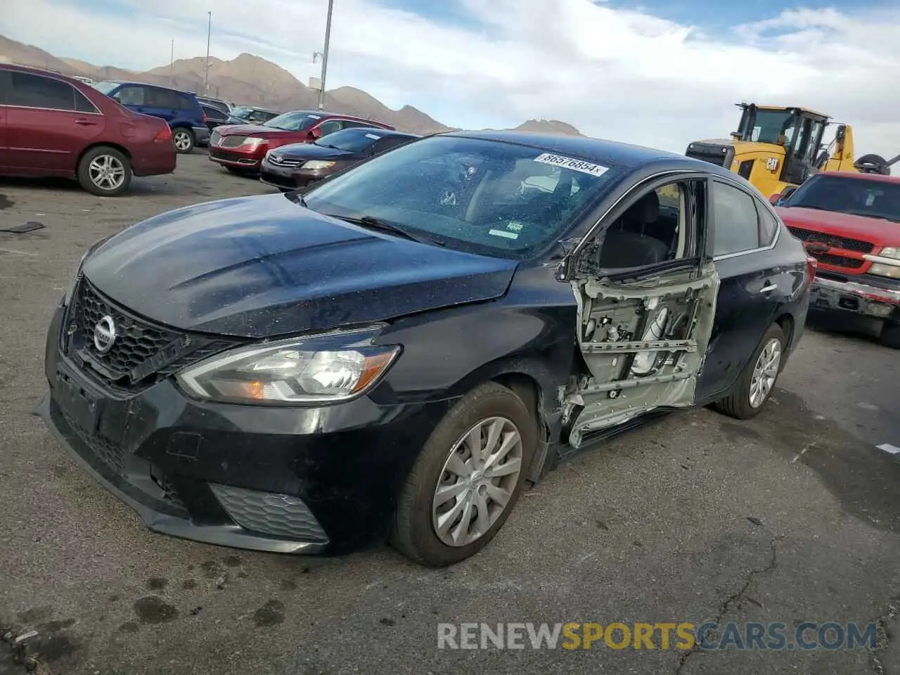 1 Photograph of a damaged car 3N1AB7AP6KY420831 NISSAN SENTRA 2019