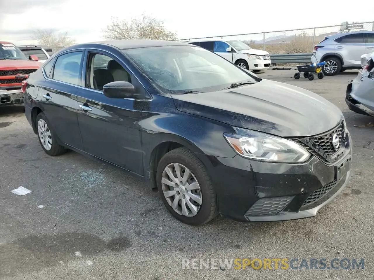 4 Photograph of a damaged car 3N1AB7AP6KY420831 NISSAN SENTRA 2019