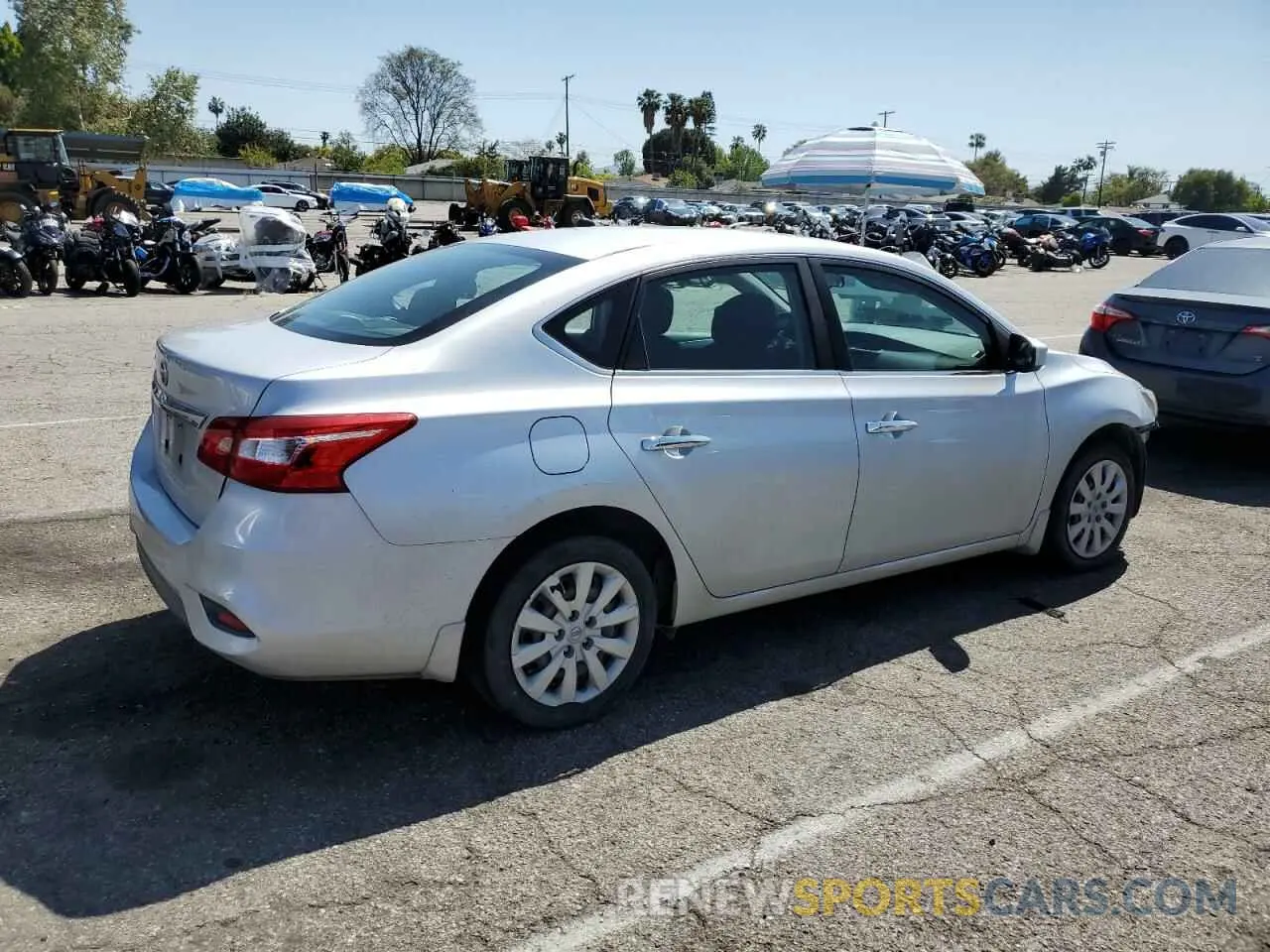 3 Photograph of a damaged car 3N1AB7AP6KY428010 NISSAN SENTRA 2019
