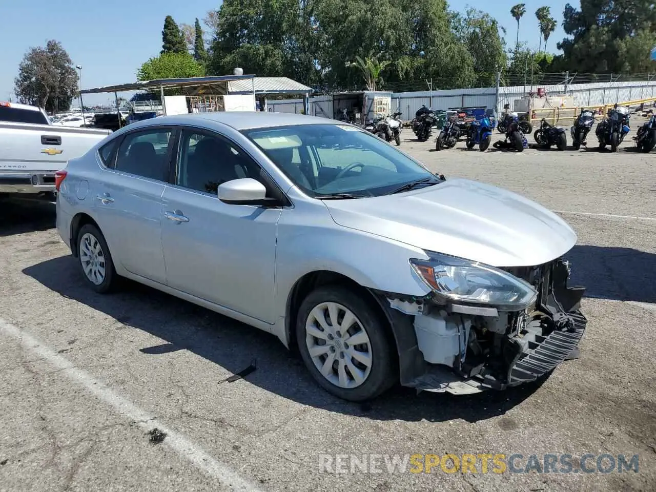 4 Photograph of a damaged car 3N1AB7AP6KY428010 NISSAN SENTRA 2019