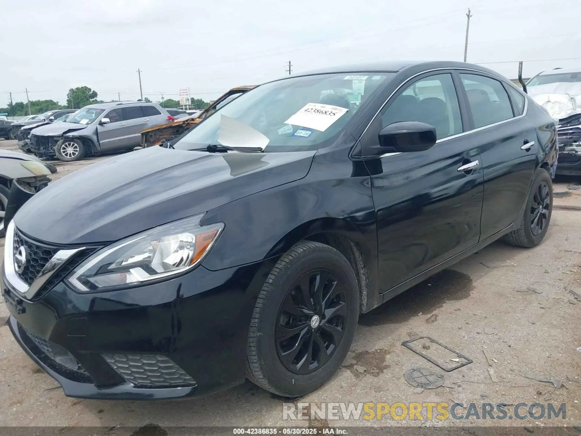 2 Photograph of a damaged car 3N1AB7AP6KY430288 NISSAN SENTRA 2019