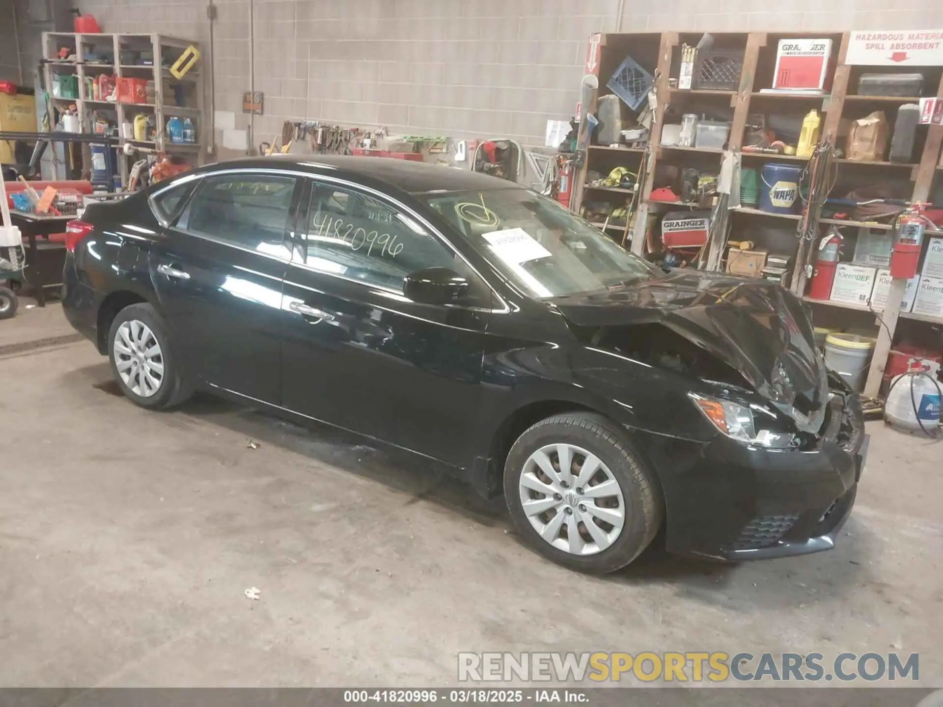 1 Photograph of a damaged car 3N1AB7AP6KY431733 NISSAN SENTRA 2019