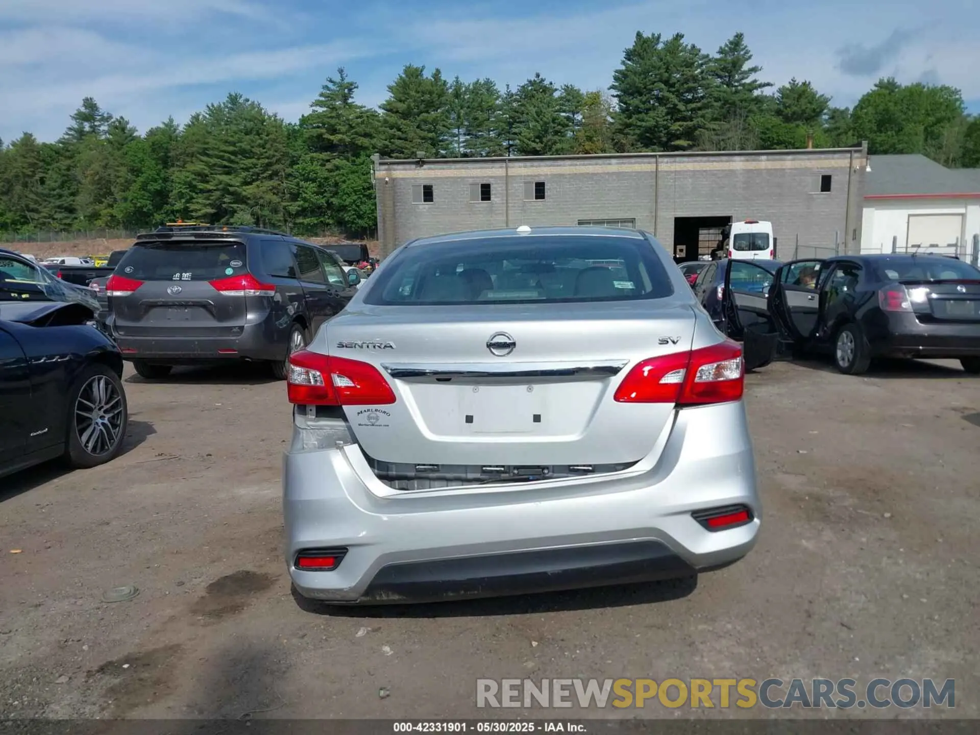17 Photograph of a damaged car 3N1AB7AP6KY442134 NISSAN SENTRA 2019