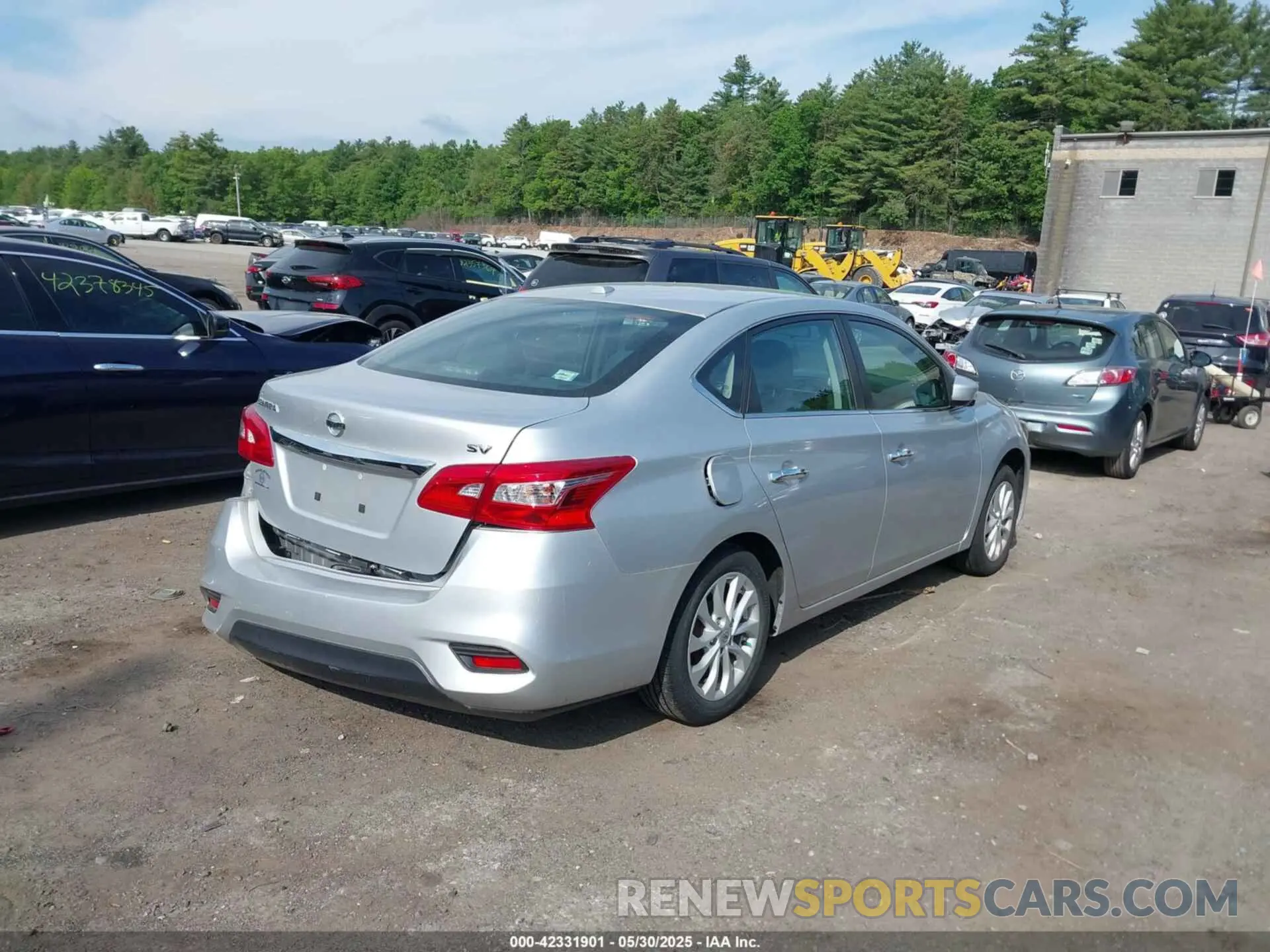 4 Photograph of a damaged car 3N1AB7AP6KY442134 NISSAN SENTRA 2019