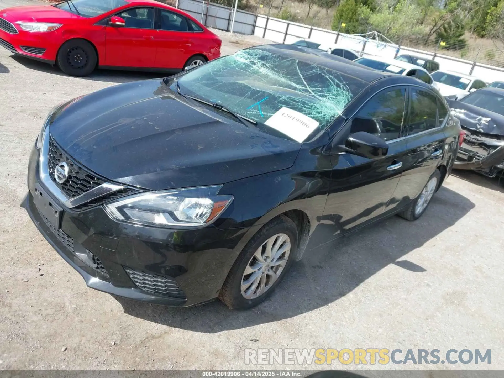 2 Photograph of a damaged car 3N1AB7AP6KY448838 NISSAN SENTRA 2019