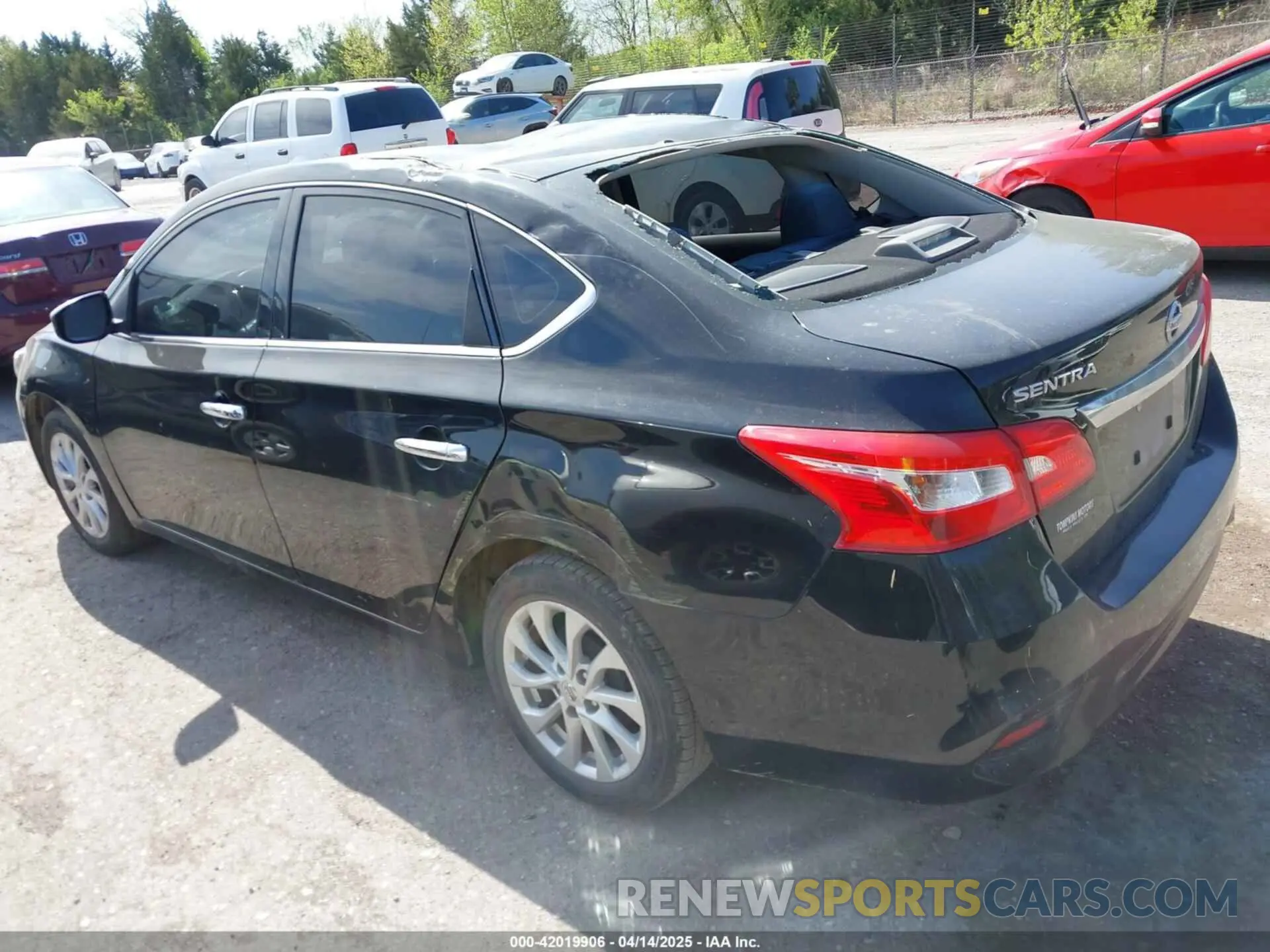 3 Photograph of a damaged car 3N1AB7AP6KY448838 NISSAN SENTRA 2019