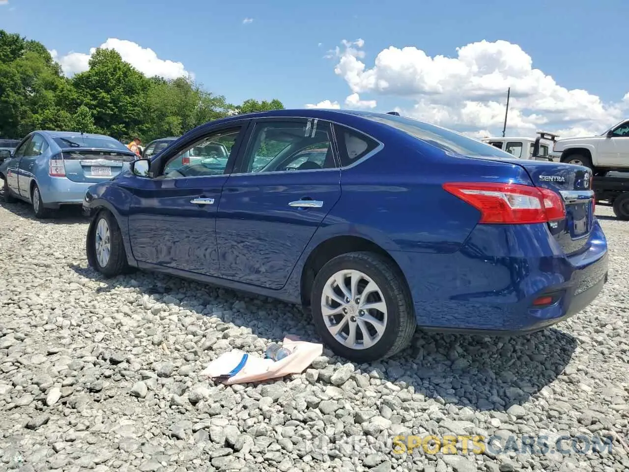 2 Photograph of a damaged car 3N1AB7AP6KY449651 NISSAN SENTRA 2019