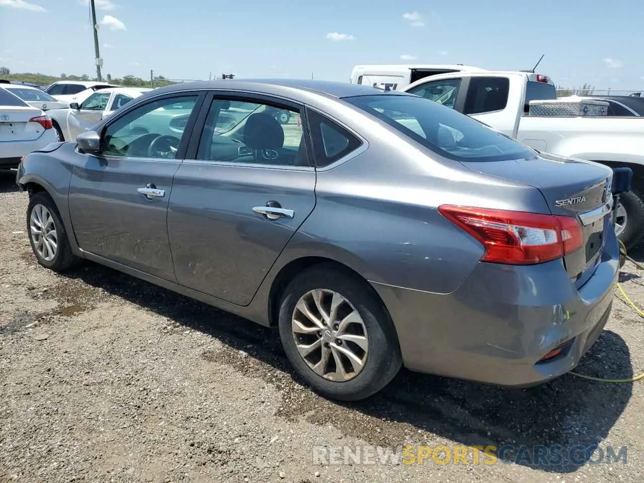 2 Photograph of a damaged car 3N1AB7AP6KY450783 NISSAN SENTRA 2019