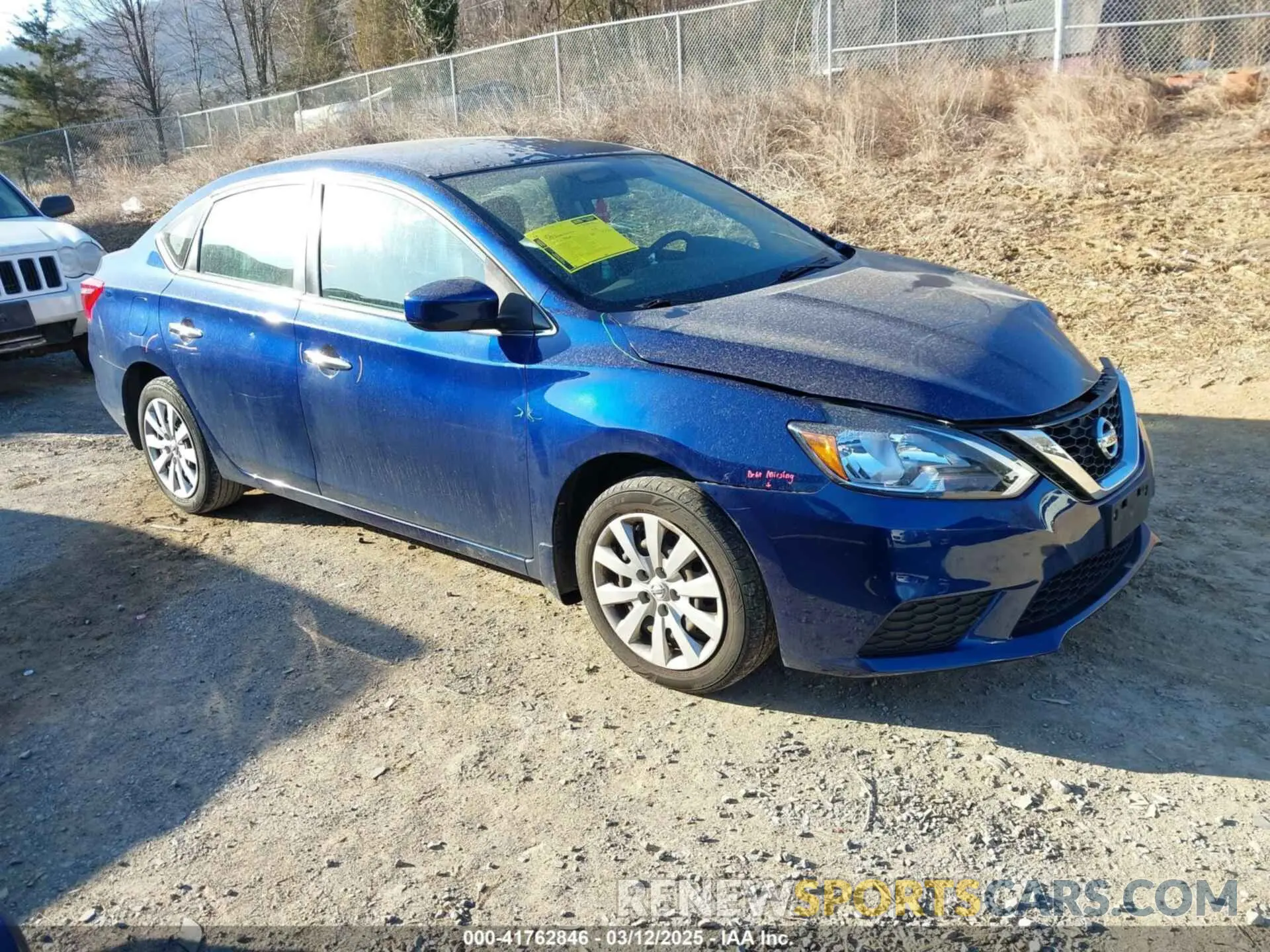 1 Photograph of a damaged car 3N1AB7AP6KY456356 NISSAN SENTRA 2019