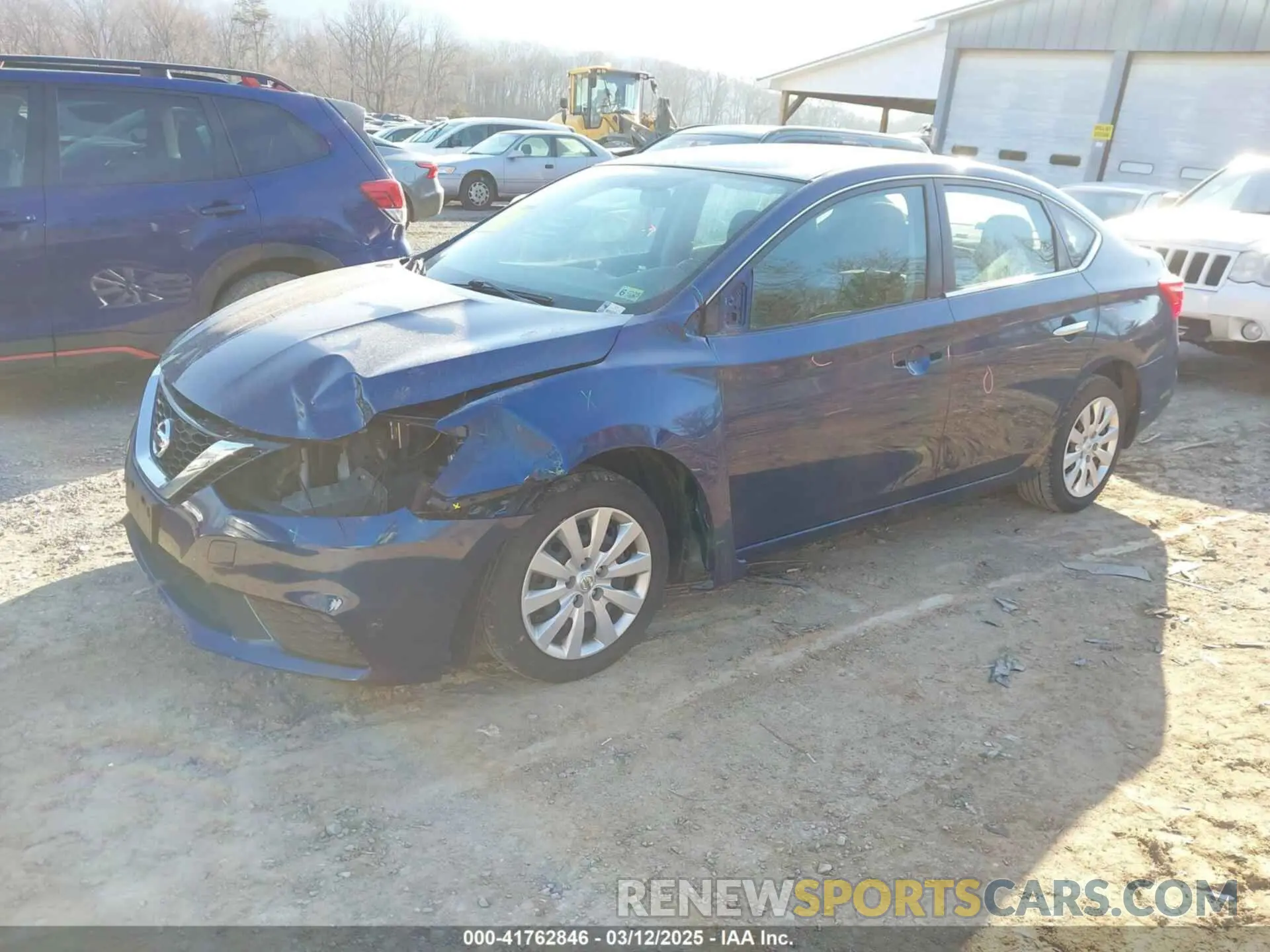 2 Photograph of a damaged car 3N1AB7AP6KY456356 NISSAN SENTRA 2019