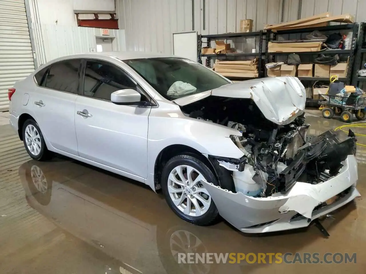 4 Photograph of a damaged car 3N1AB7AP7KL602633 NISSAN SENTRA 2019
