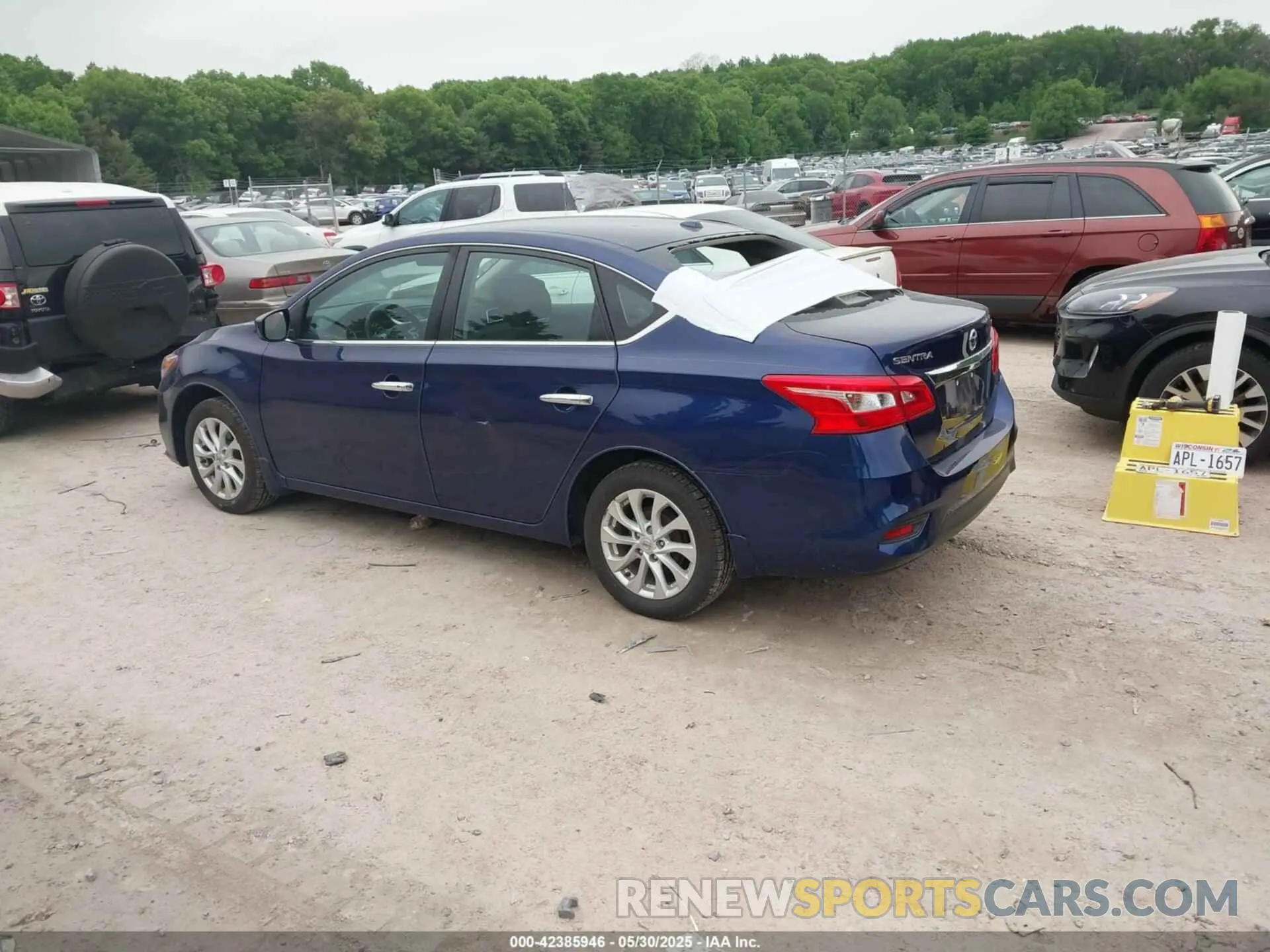 3 Photograph of a damaged car 3N1AB7AP7KL602910 NISSAN SENTRA 2019