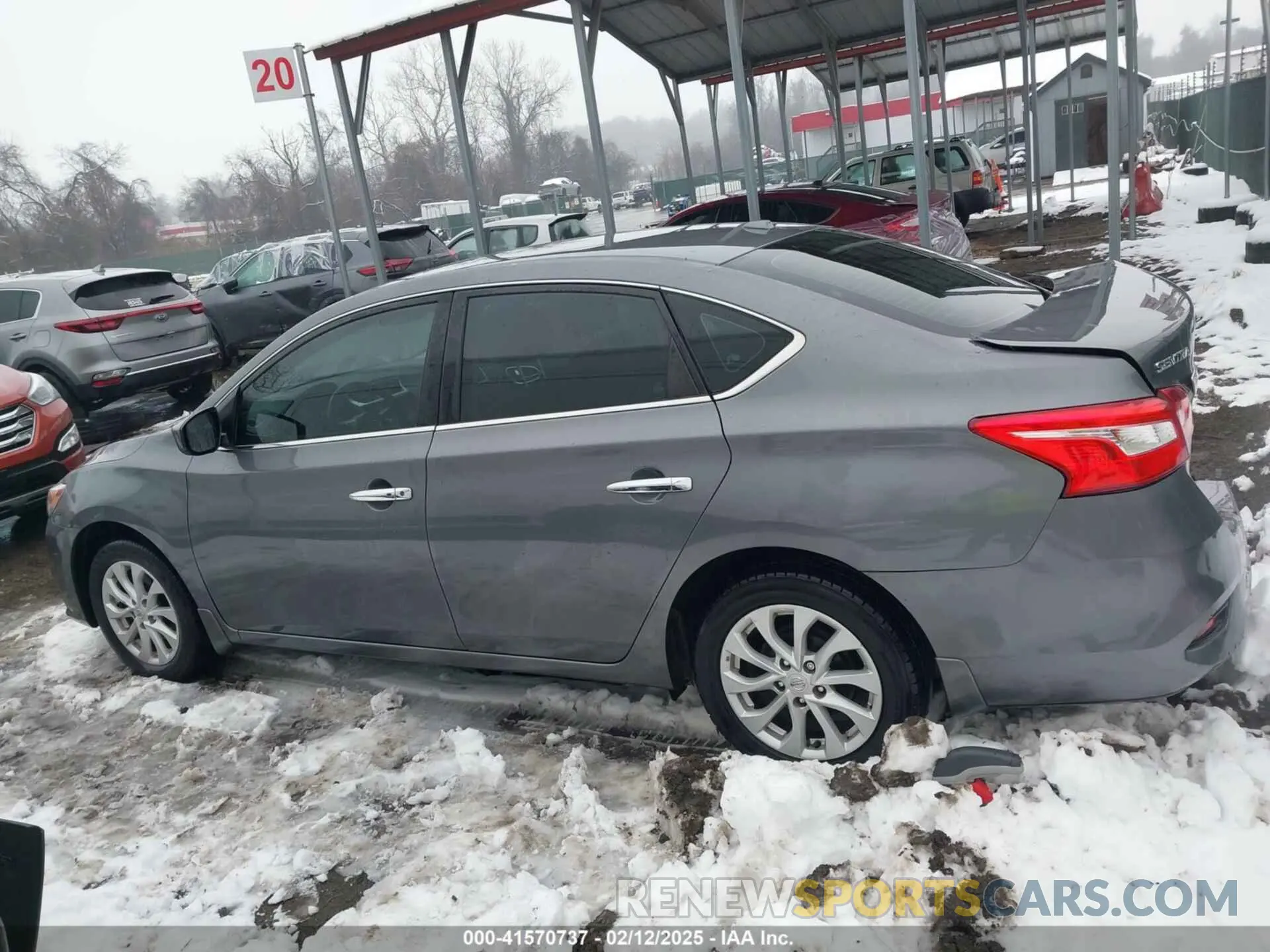 15 Photograph of a damaged car 3N1AB7AP7KL604088 NISSAN SENTRA 2019