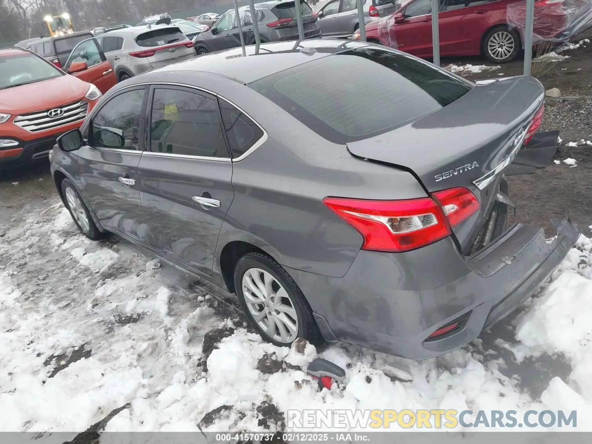 3 Photograph of a damaged car 3N1AB7AP7KL604088 NISSAN SENTRA 2019