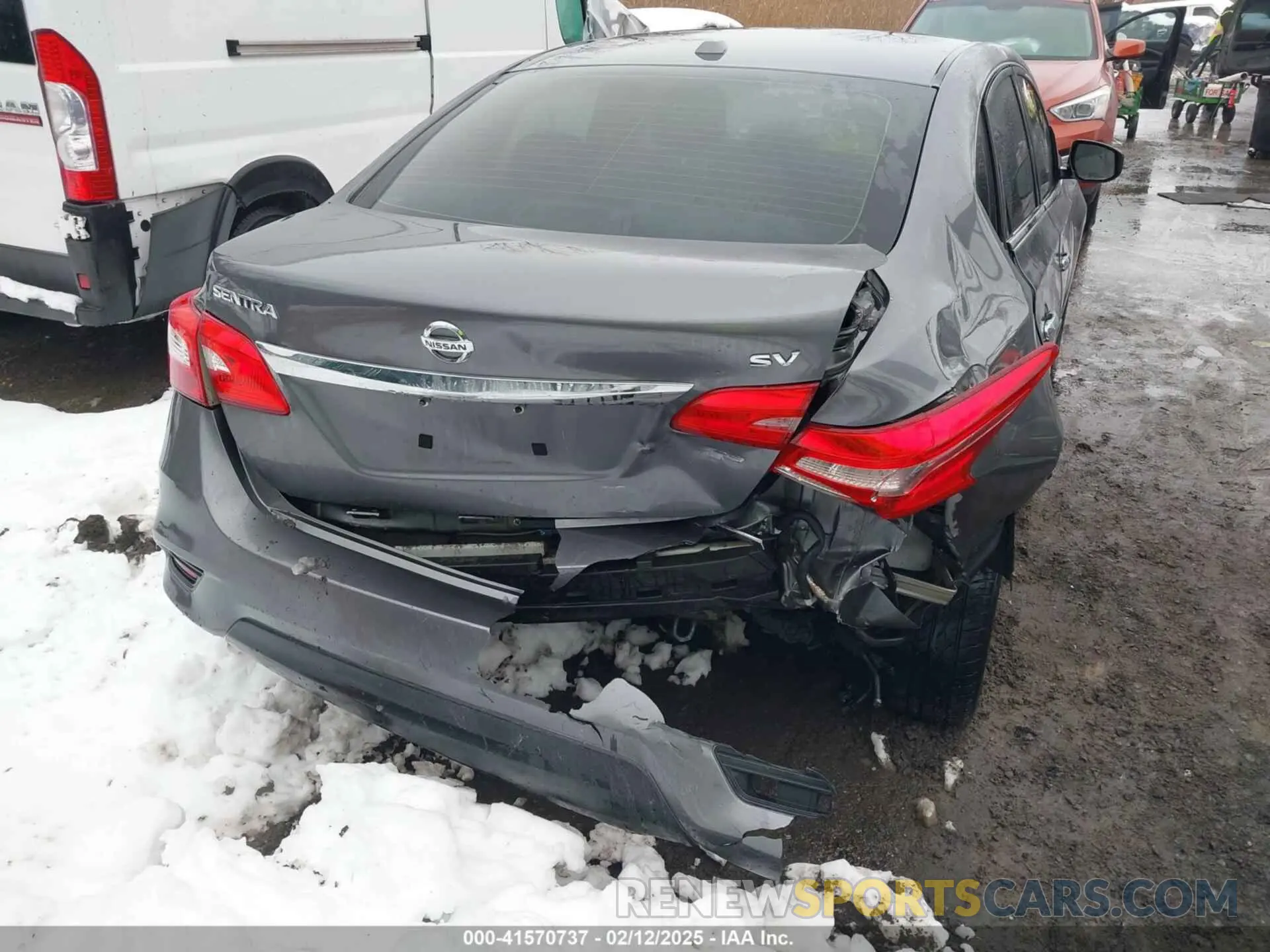 6 Photograph of a damaged car 3N1AB7AP7KL604088 NISSAN SENTRA 2019