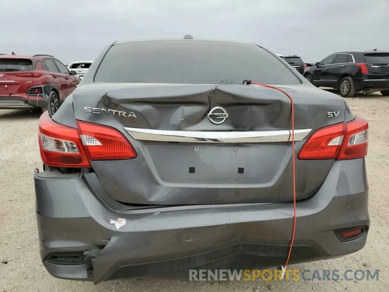 6 Photograph of a damaged car 3N1AB7AP7KL605290 NISSAN SENTRA 2019
