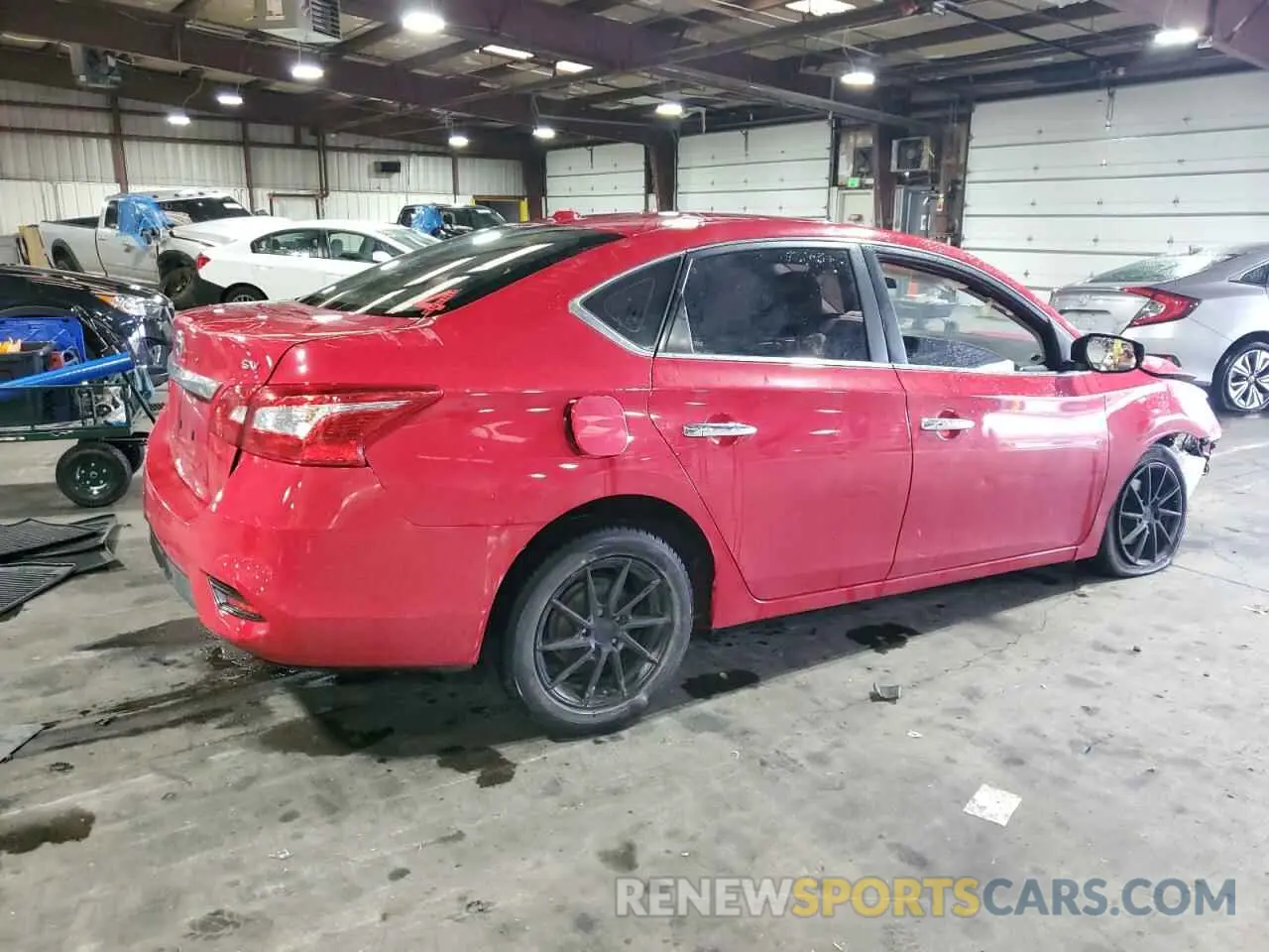 3 Photograph of a damaged car 3N1AB7AP7KL606116 NISSAN SENTRA 2019