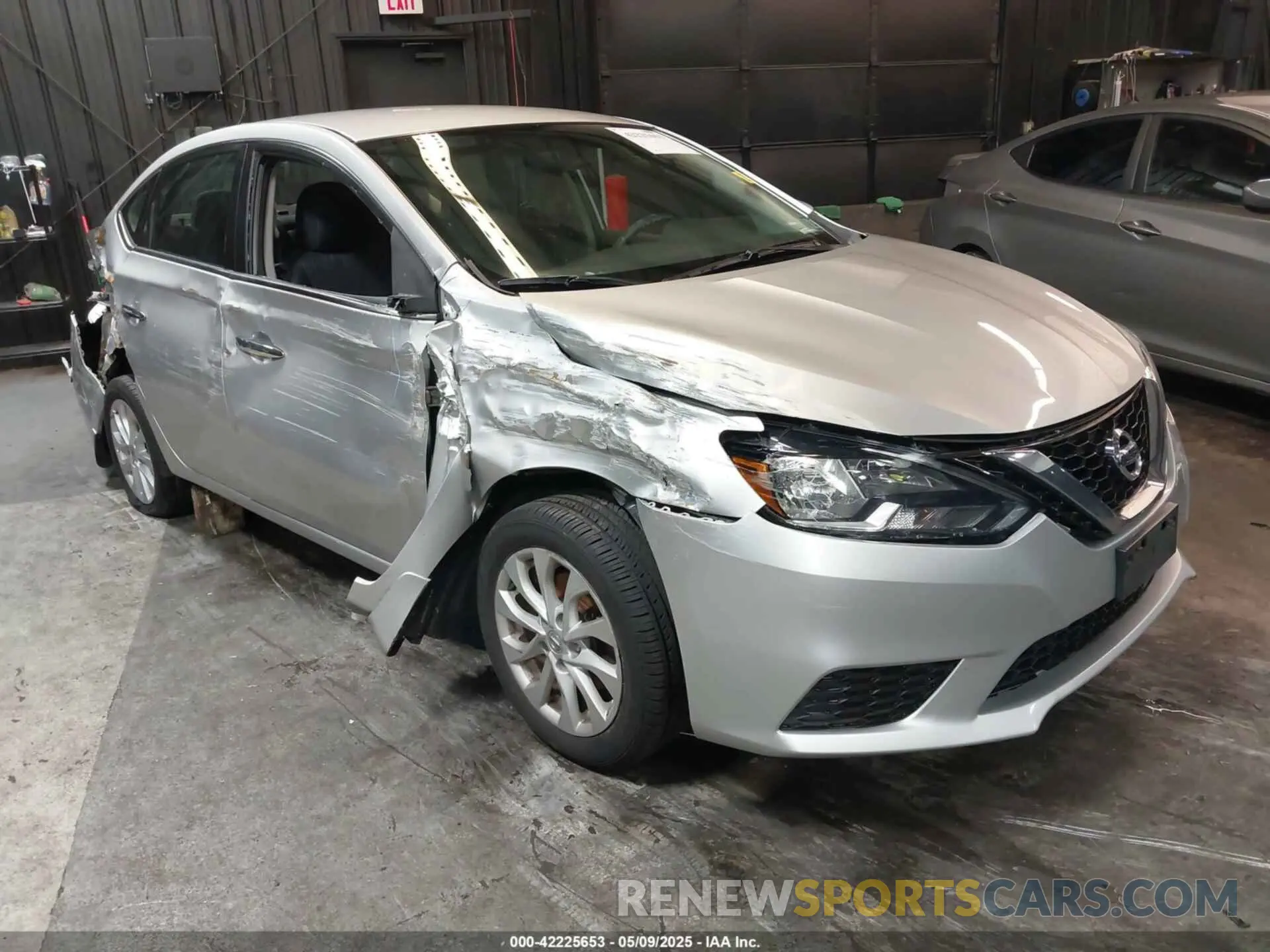 1 Photograph of a damaged car 3N1AB7AP7KL609257 NISSAN SENTRA 2019