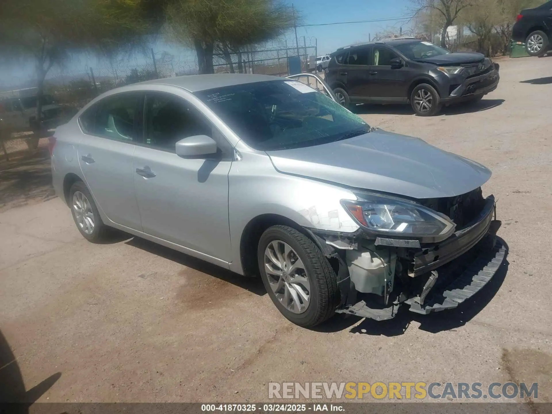 1 Photograph of a damaged car 3N1AB7AP7KL612742 NISSAN SENTRA 2019