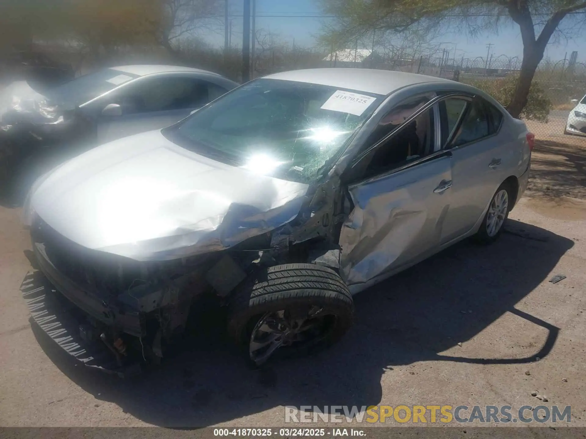 2 Photograph of a damaged car 3N1AB7AP7KL612742 NISSAN SENTRA 2019