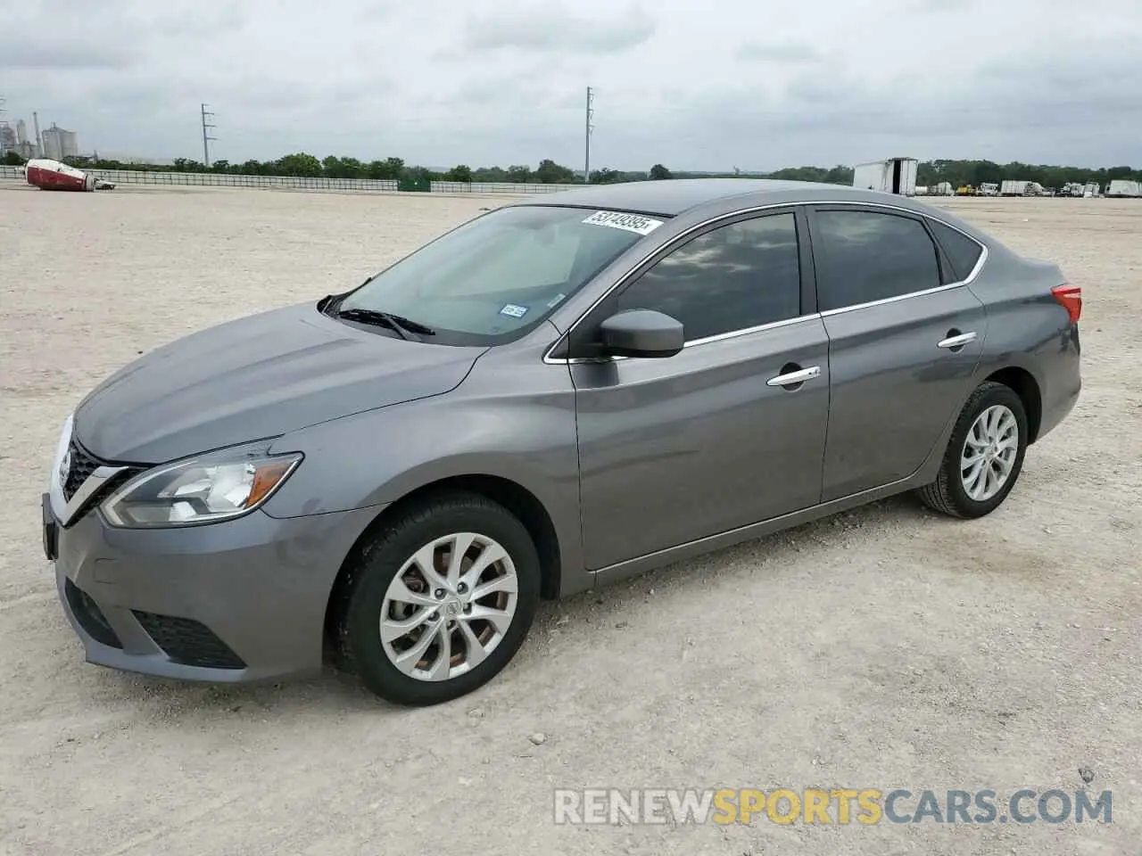 1 Photograph of a damaged car 3N1AB7AP7KL622350 NISSAN SENTRA 2019