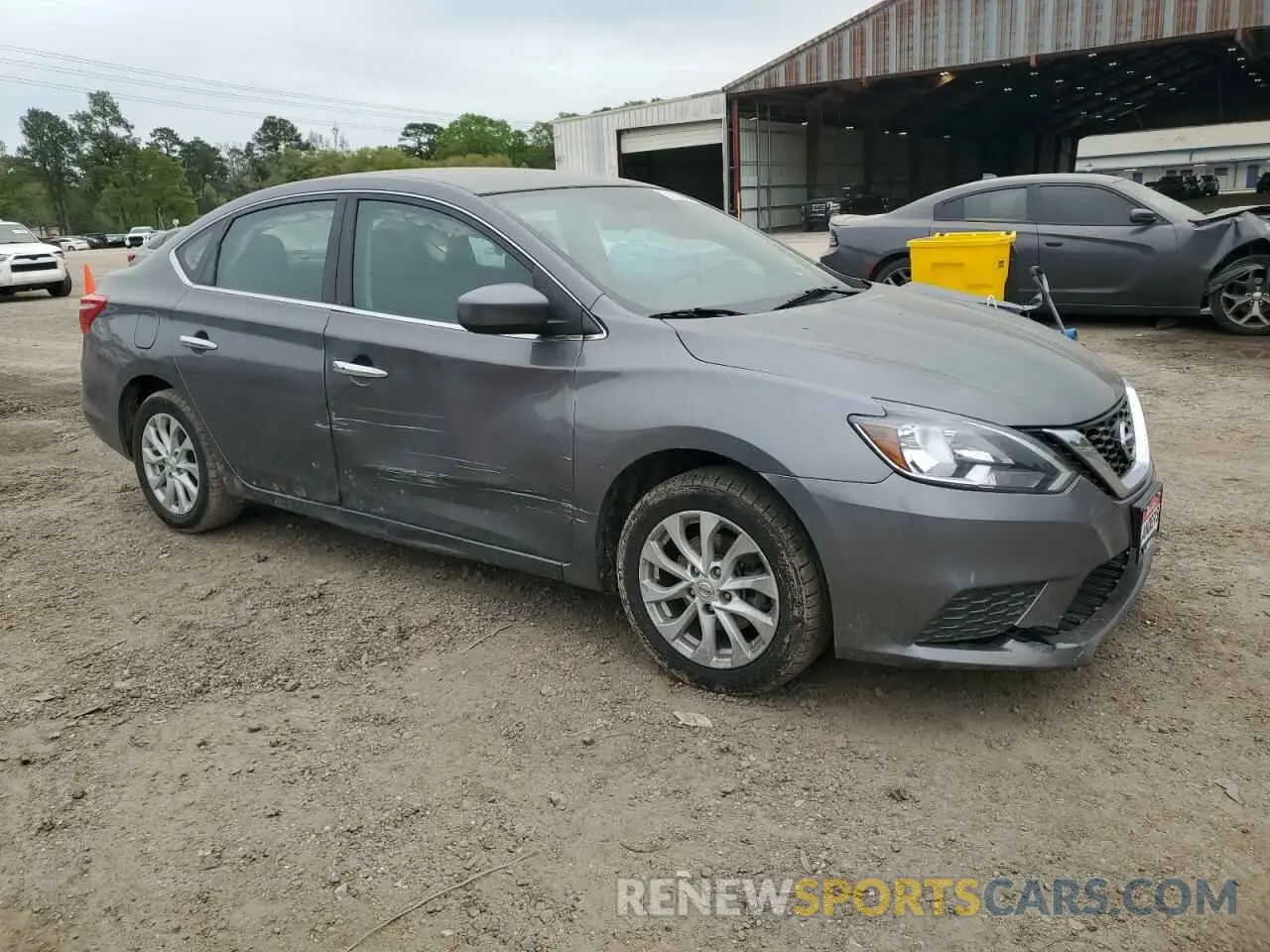 4 Photograph of a damaged car 3N1AB7AP7KL626396 NISSAN SENTRA 2019
