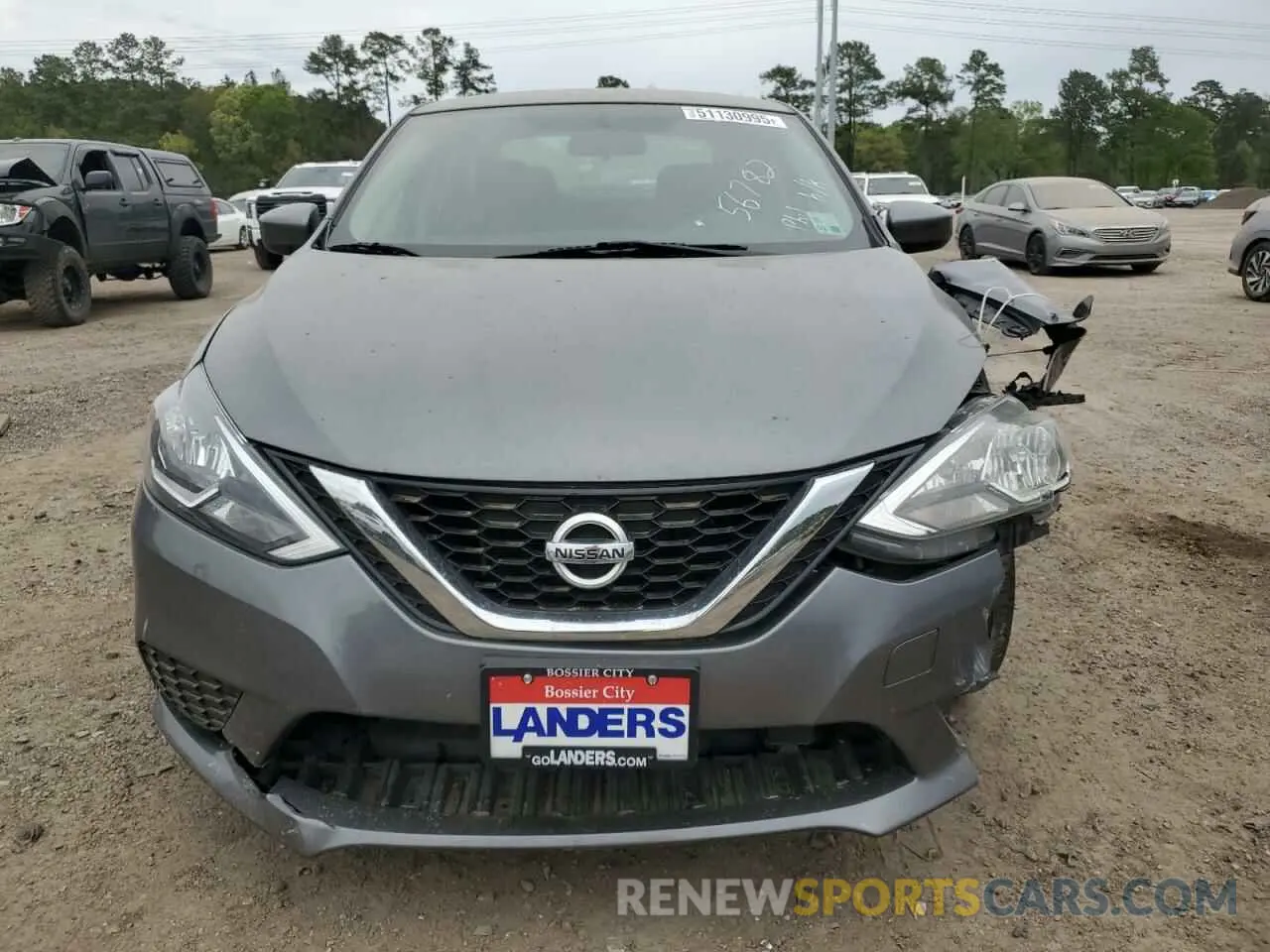5 Photograph of a damaged car 3N1AB7AP7KL626396 NISSAN SENTRA 2019
