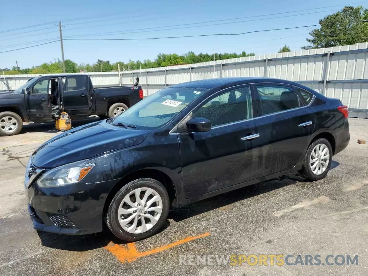 1 Photograph of a damaged car 3N1AB7AP7KL626981 NISSAN SENTRA 2019
