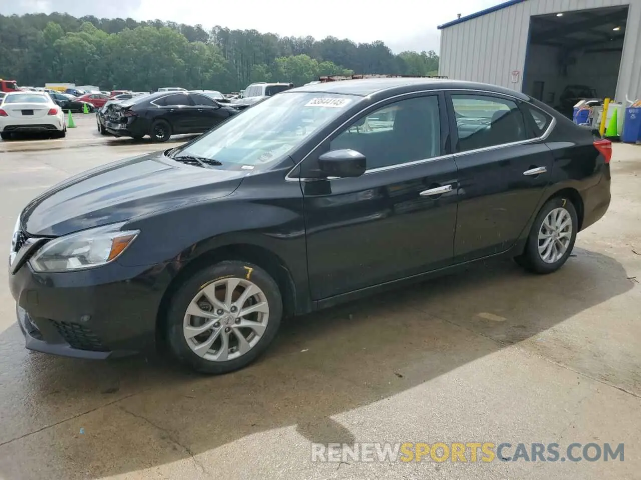 1 Photograph of a damaged car 3N1AB7AP7KL627077 NISSAN SENTRA 2019