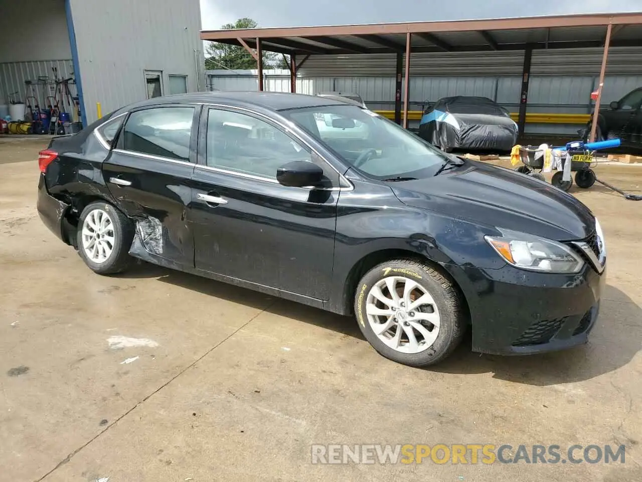 4 Photograph of a damaged car 3N1AB7AP7KL627077 NISSAN SENTRA 2019