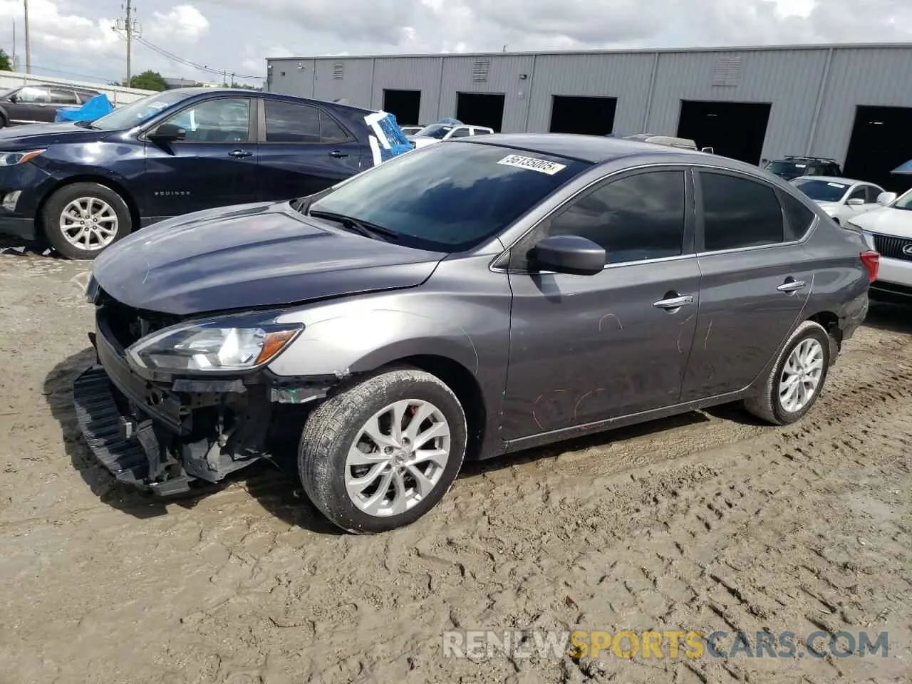 1 Photograph of a damaged car 3N1AB7AP7KL627337 NISSAN SENTRA 2019