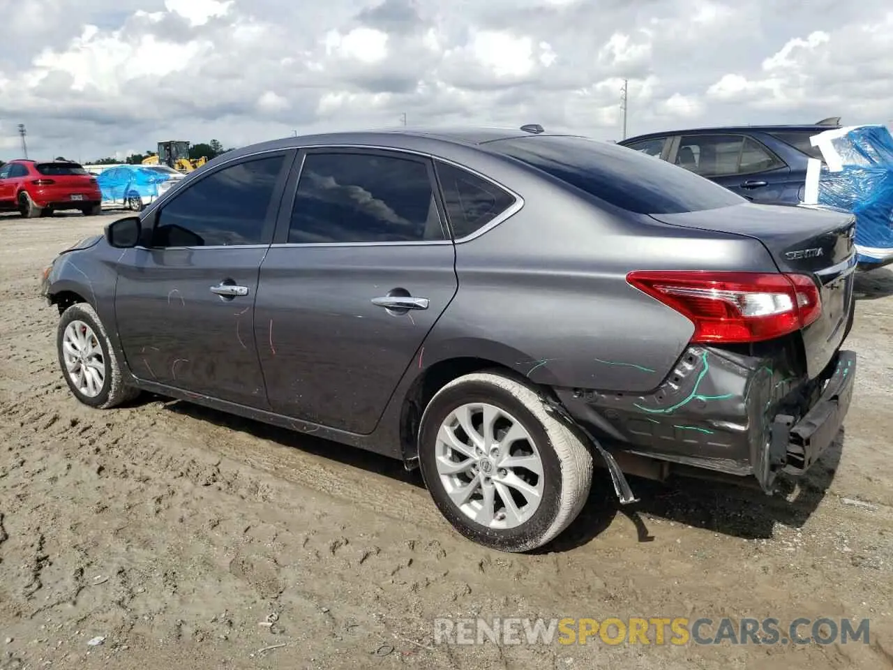 2 Photograph of a damaged car 3N1AB7AP7KL627337 NISSAN SENTRA 2019