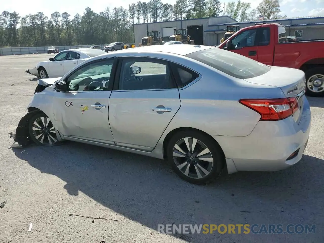 2 Photograph of a damaged car 3N1AB7AP7KY202638 NISSAN SENTRA 2019