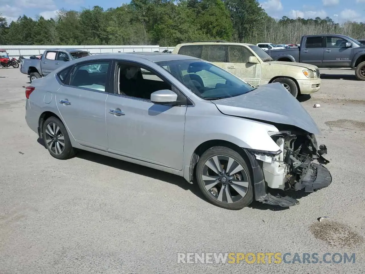 4 Photograph of a damaged car 3N1AB7AP7KY202638 NISSAN SENTRA 2019