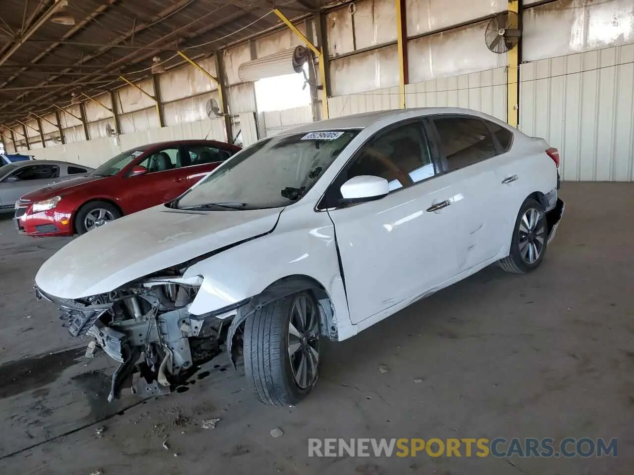 1 Photograph of a damaged car 3N1AB7AP7KY205880 NISSAN SENTRA 2019