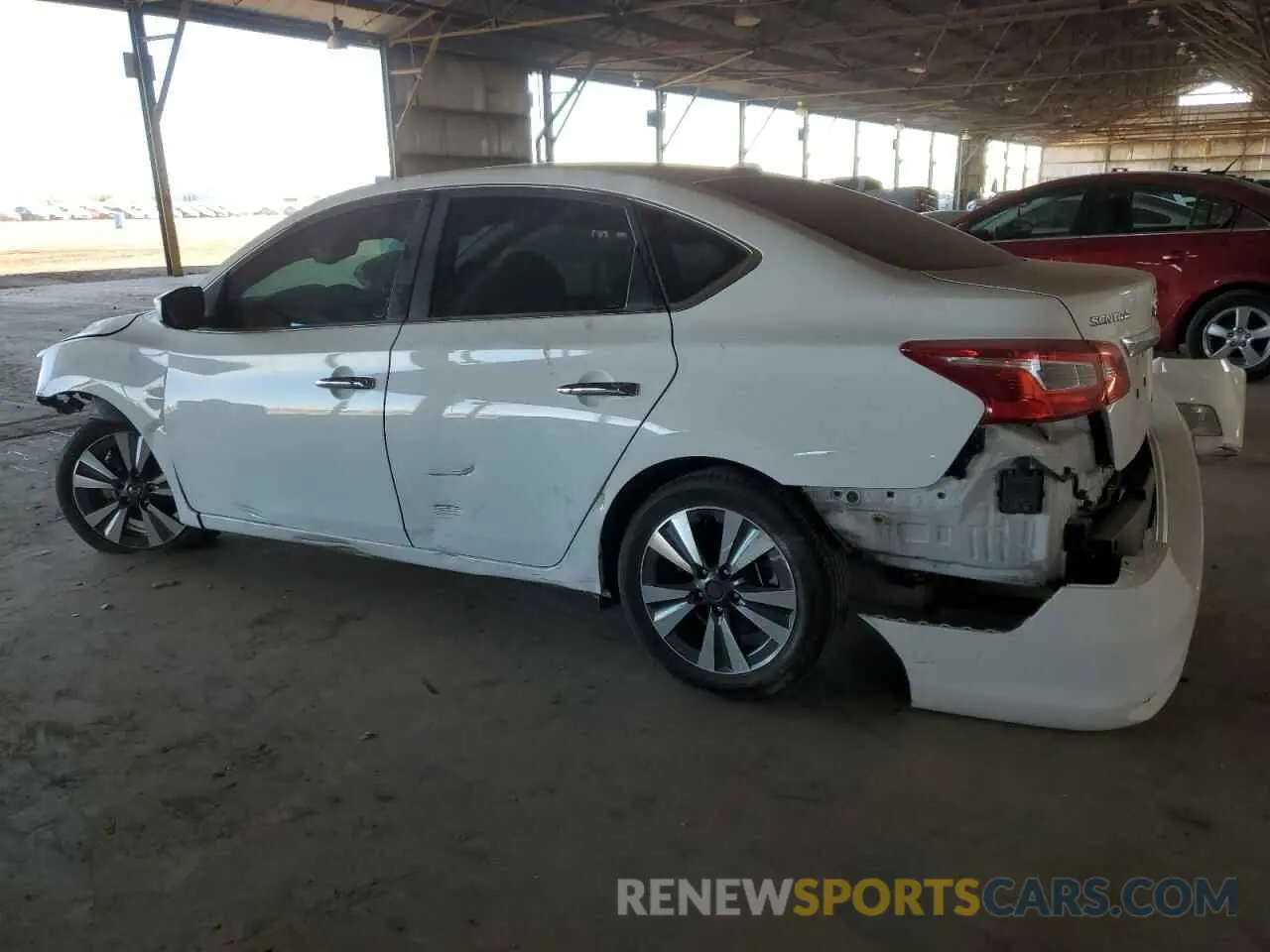2 Photograph of a damaged car 3N1AB7AP7KY205880 NISSAN SENTRA 2019