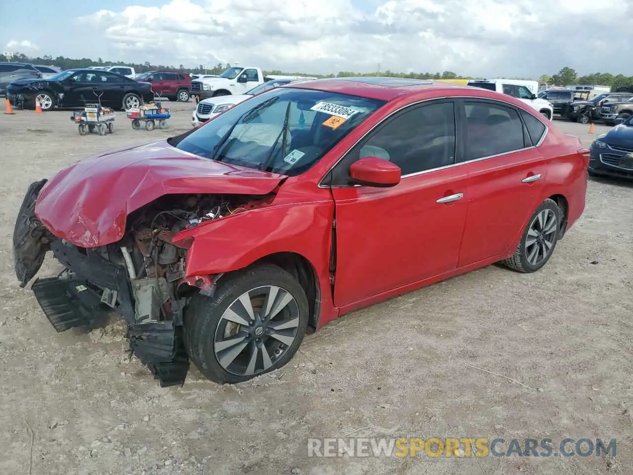 1 Photograph of a damaged car 3N1AB7AP7KY208519 NISSAN SENTRA 2019