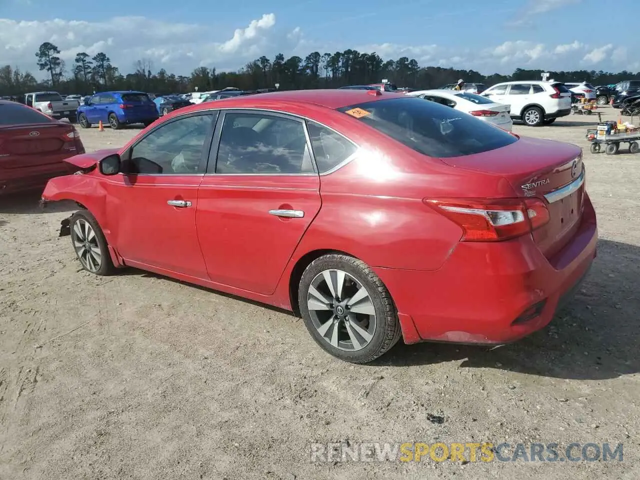 2 Photograph of a damaged car 3N1AB7AP7KY208519 NISSAN SENTRA 2019