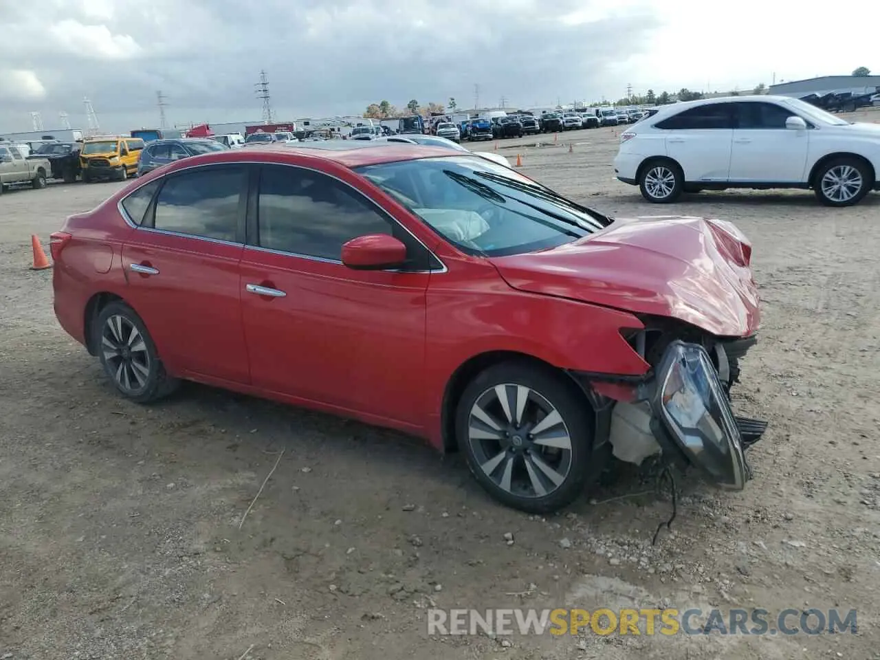 4 Photograph of a damaged car 3N1AB7AP7KY208519 NISSAN SENTRA 2019