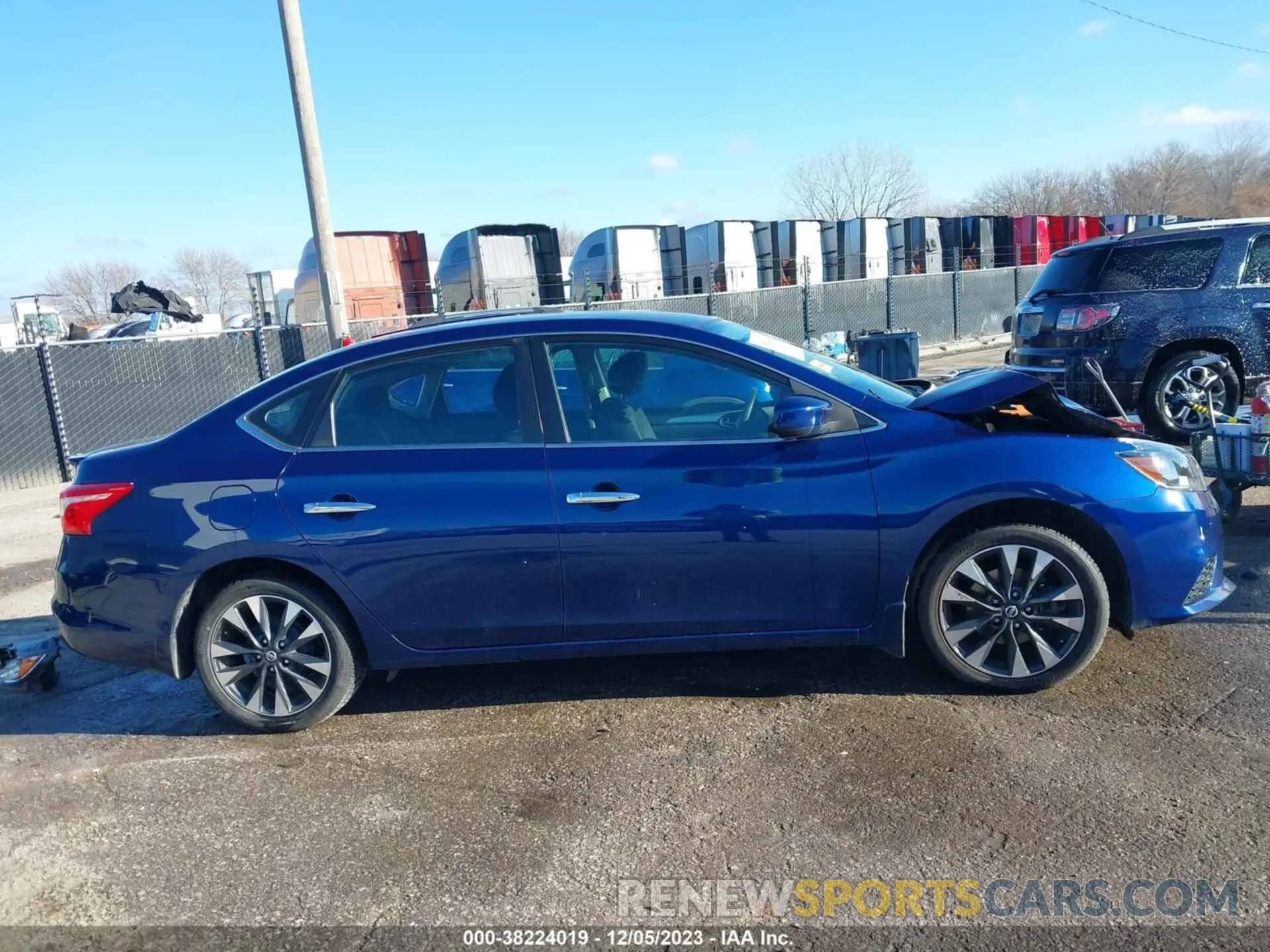 14 Photograph of a damaged car 3N1AB7AP7KY208844 NISSAN SENTRA 2019