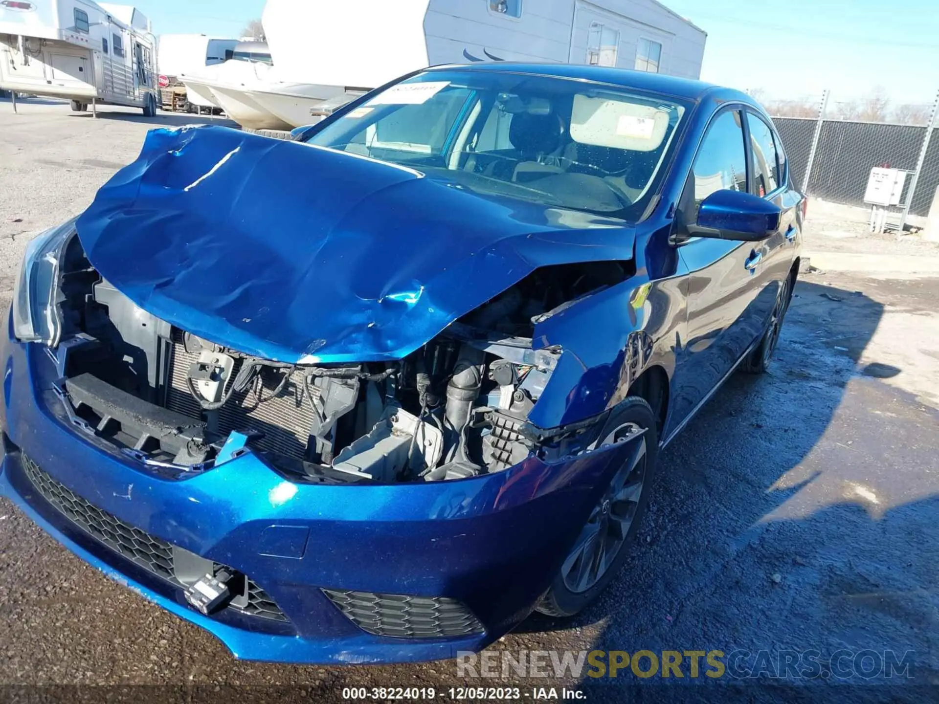 2 Photograph of a damaged car 3N1AB7AP7KY208844 NISSAN SENTRA 2019