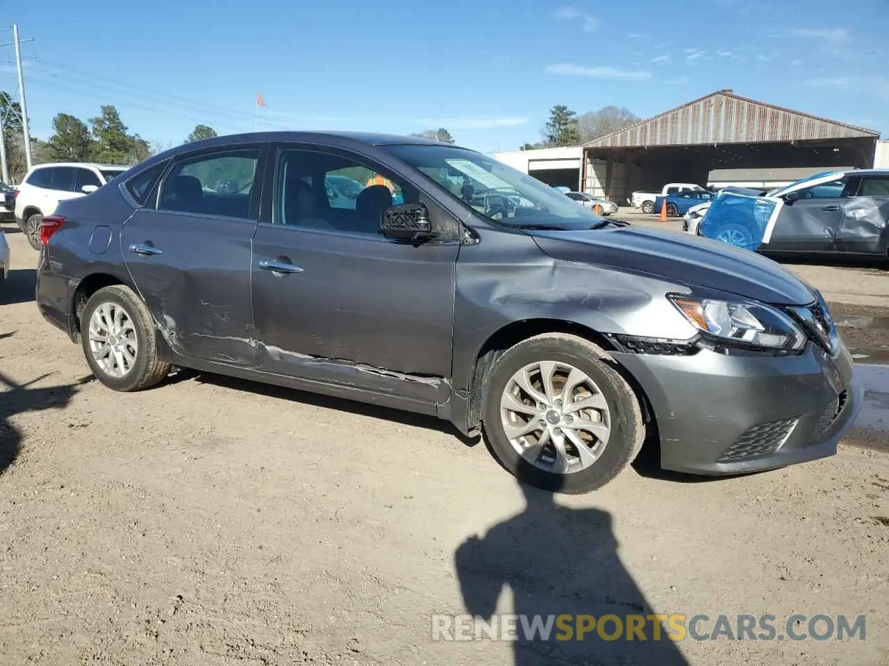 4 Photograph of a damaged car 3N1AB7AP7KY210383 NISSAN SENTRA 2019