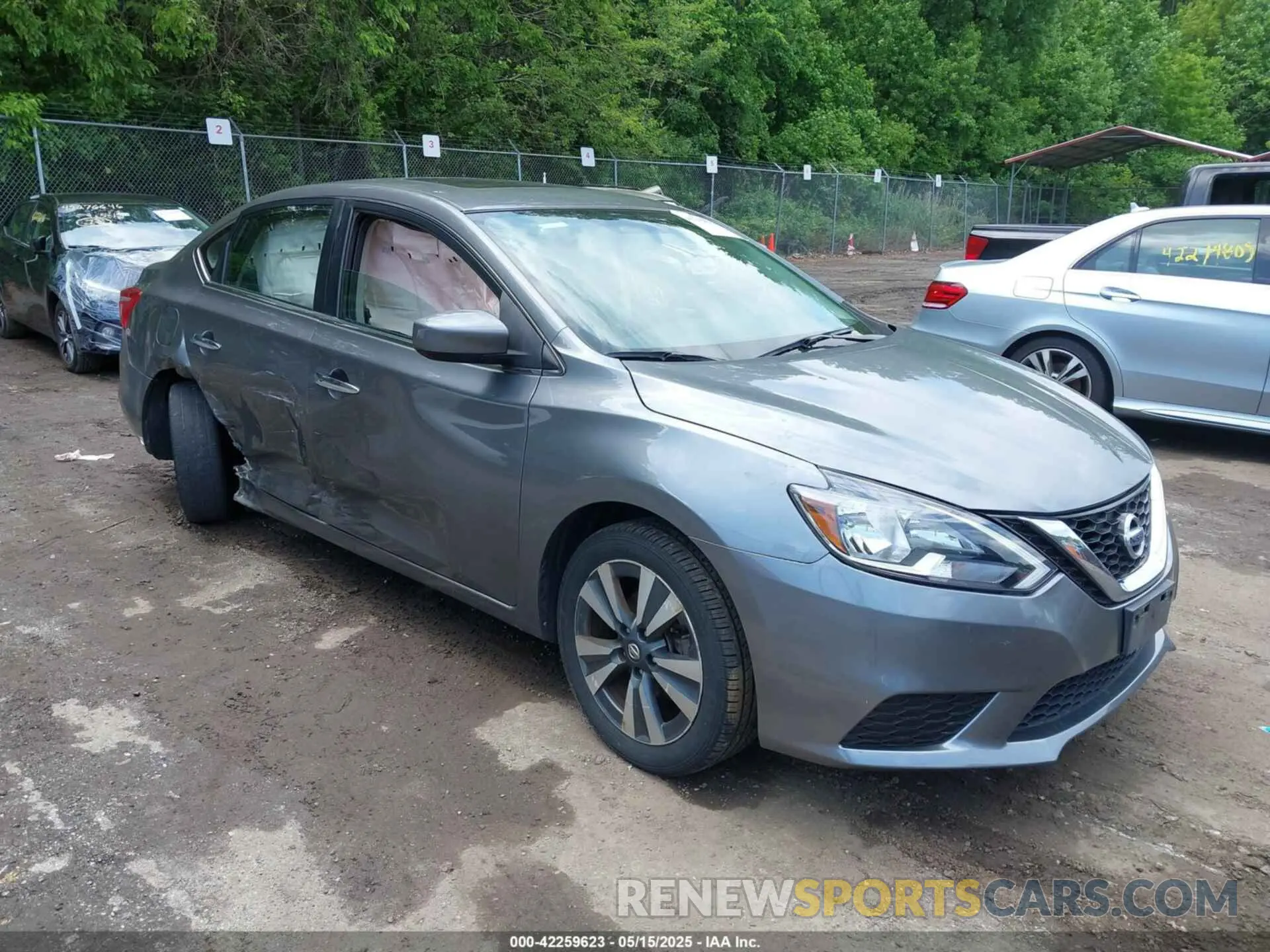 1 Photograph of a damaged car 3N1AB7AP7KY212778 NISSAN SENTRA 2019