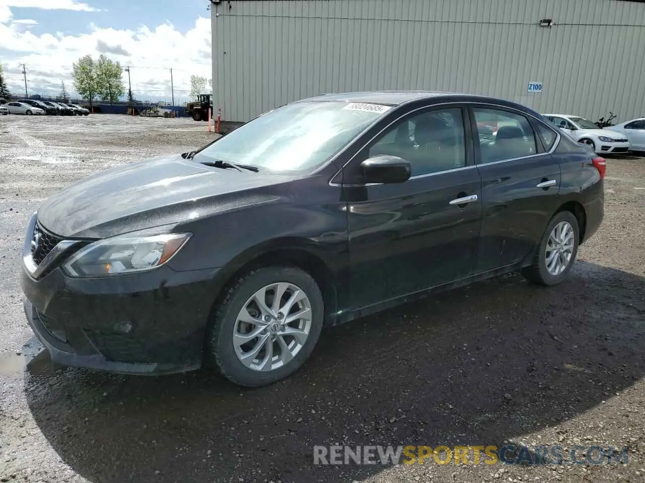 1 Photograph of a damaged car 3N1AB7AP7KY215518 NISSAN SENTRA 2019