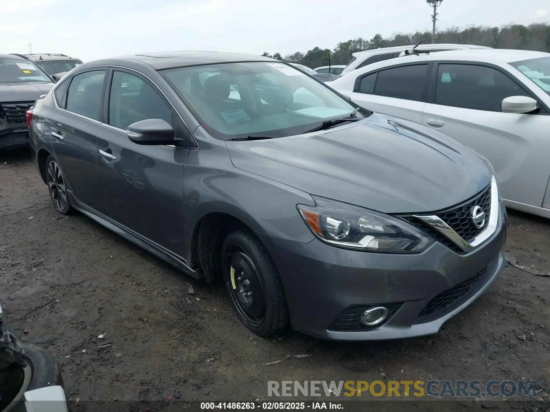 1 Photograph of a damaged car 3N1AB7AP7KY217639 NISSAN SENTRA 2019