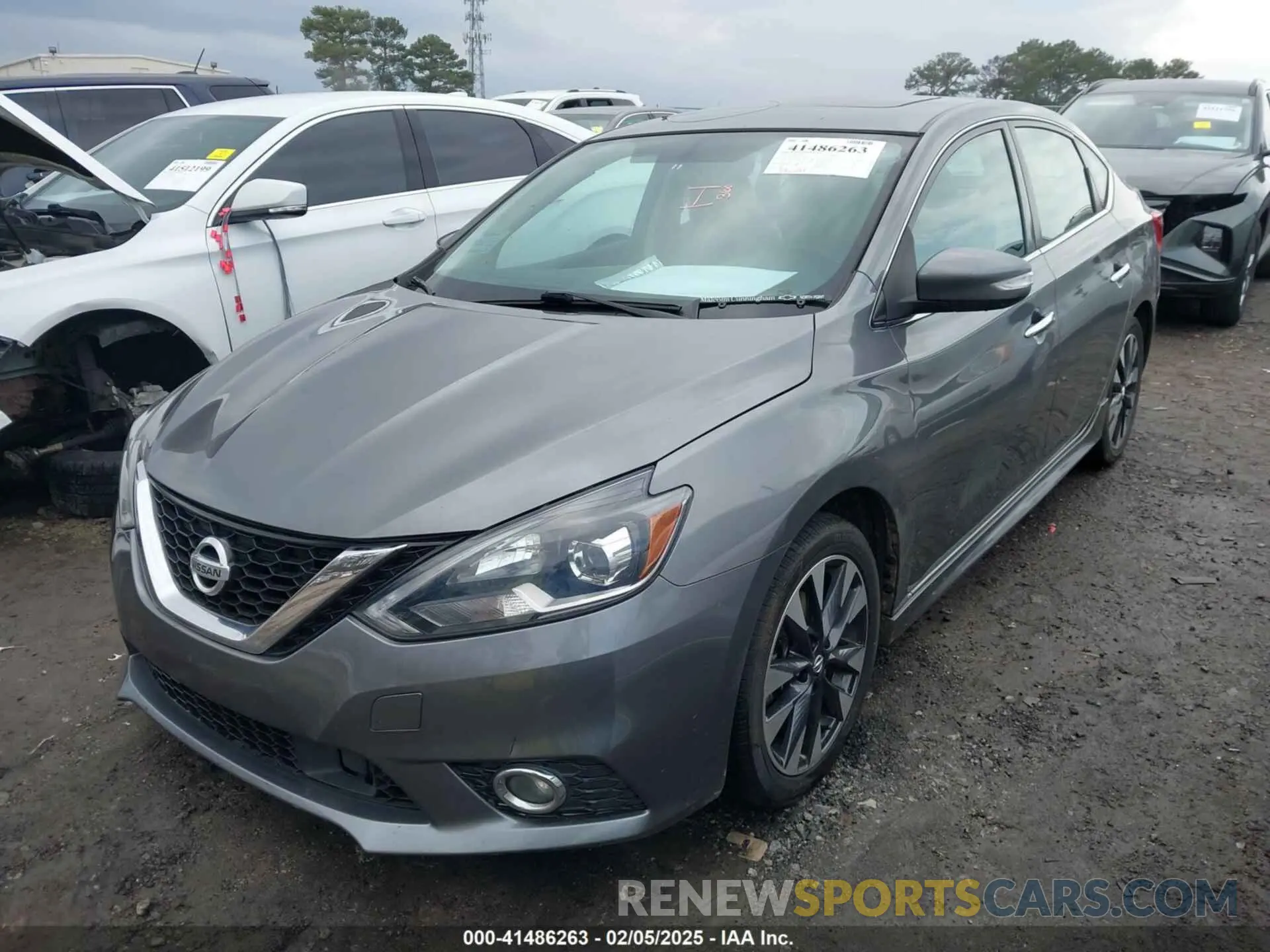 2 Photograph of a damaged car 3N1AB7AP7KY217639 NISSAN SENTRA 2019