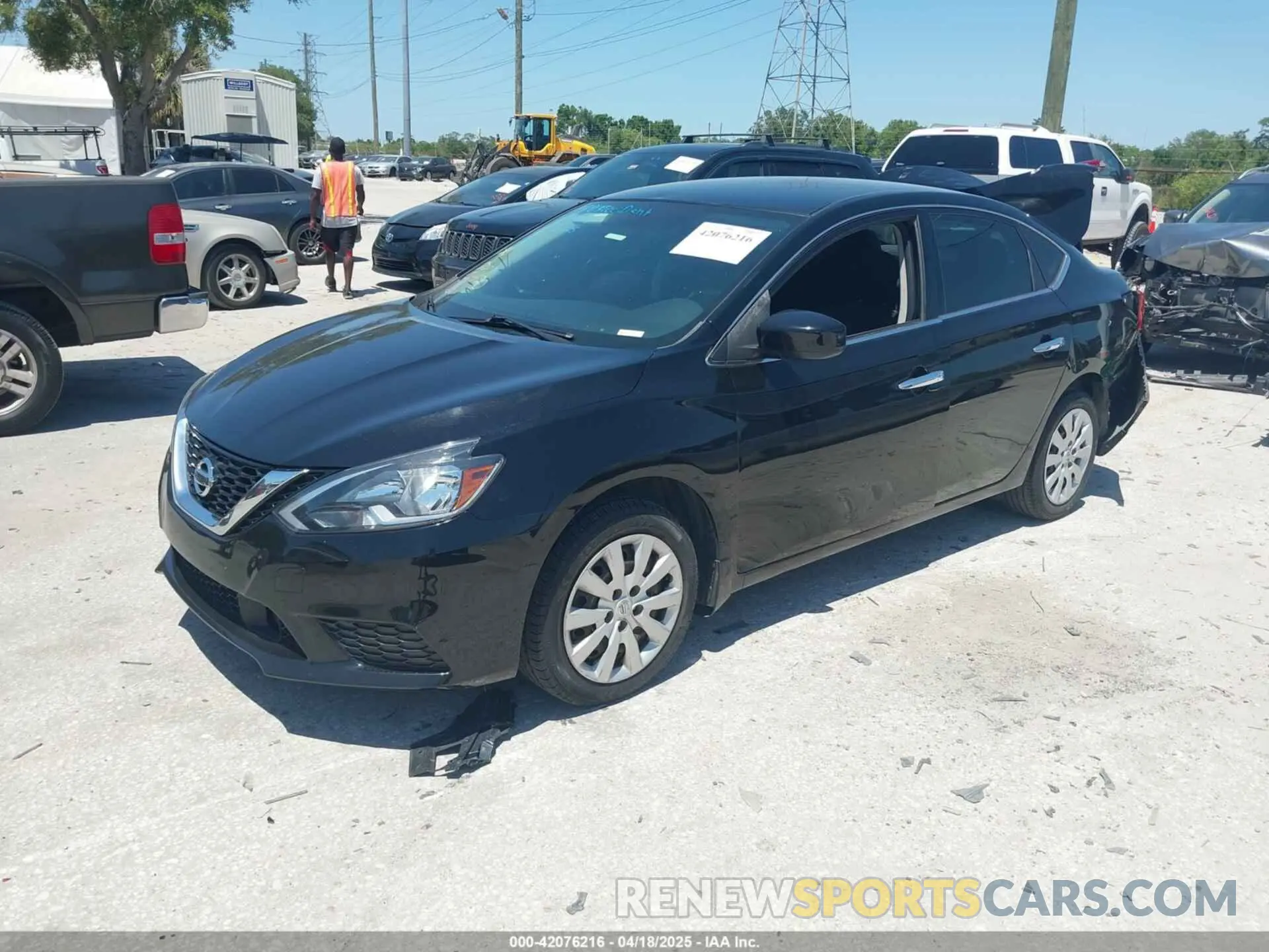 2 Photograph of a damaged car 3N1AB7AP7KY221268 NISSAN SENTRA 2019