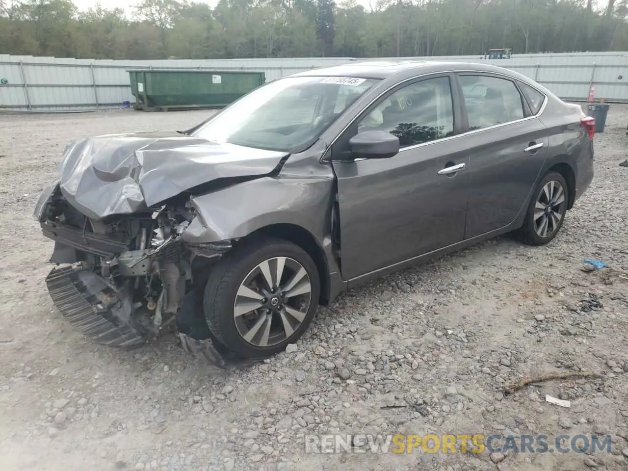 1 Photograph of a damaged car 3N1AB7AP7KY224199 NISSAN SENTRA 2019